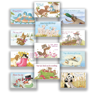 Friendly Kritters Woodland Creatures Set of 12 Magnets