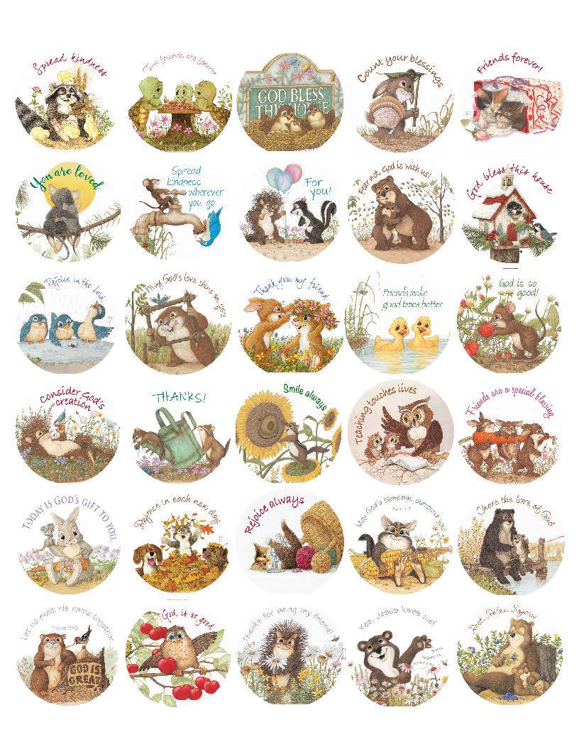 Friendly Kritters Sticker Sheets