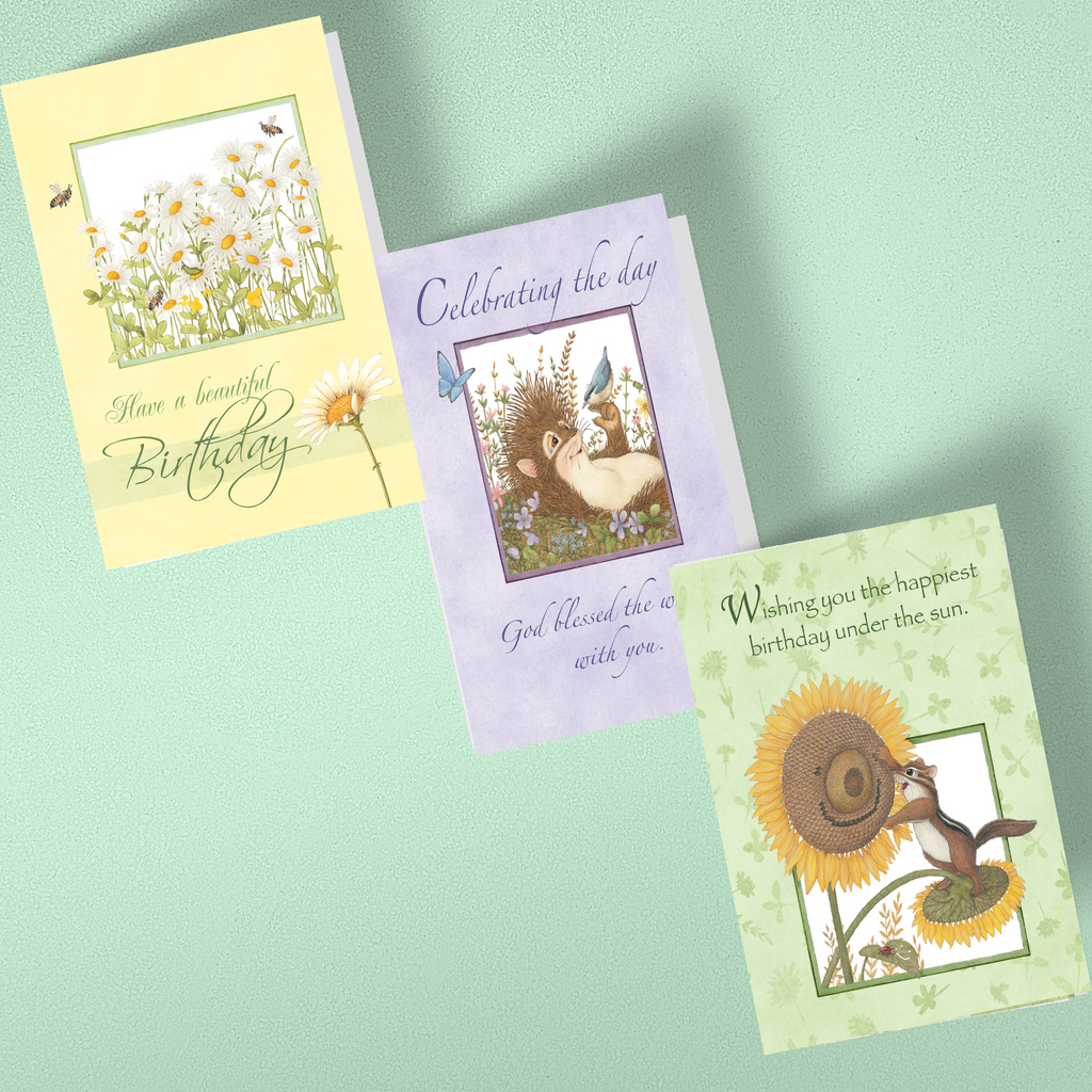 Friendly Kritters Birthday Cards - Set 2