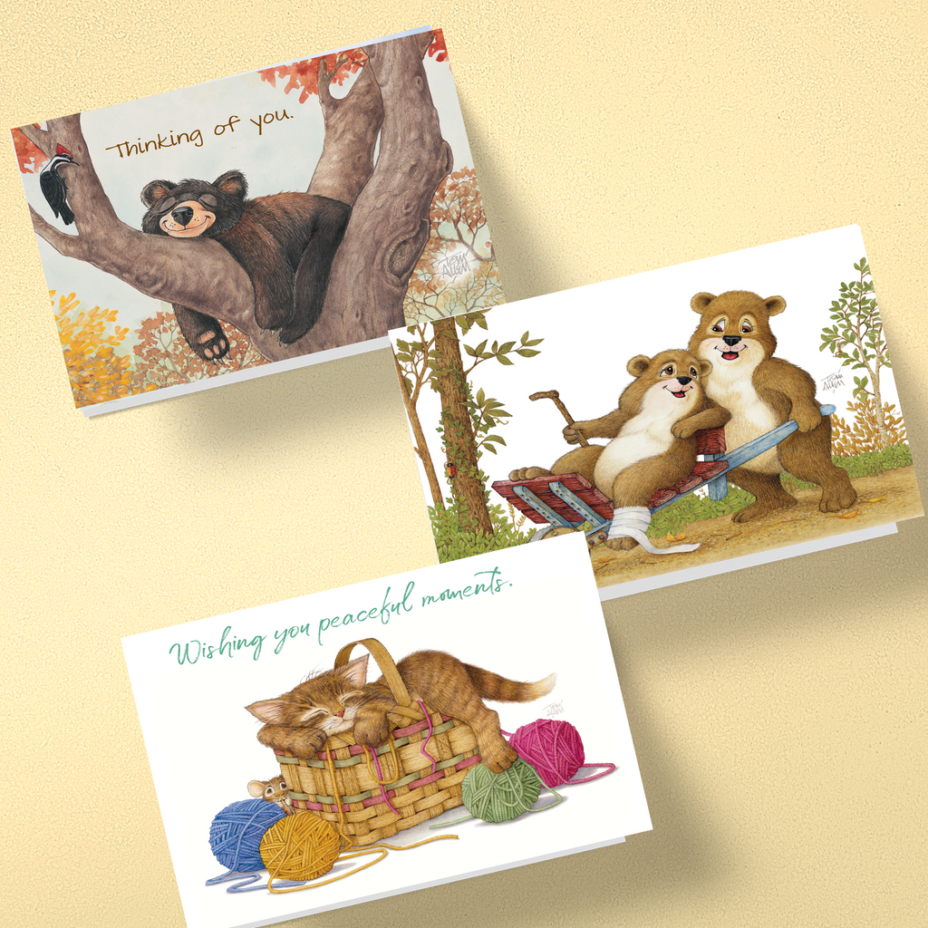 Friendly Kritters Get Well Cards