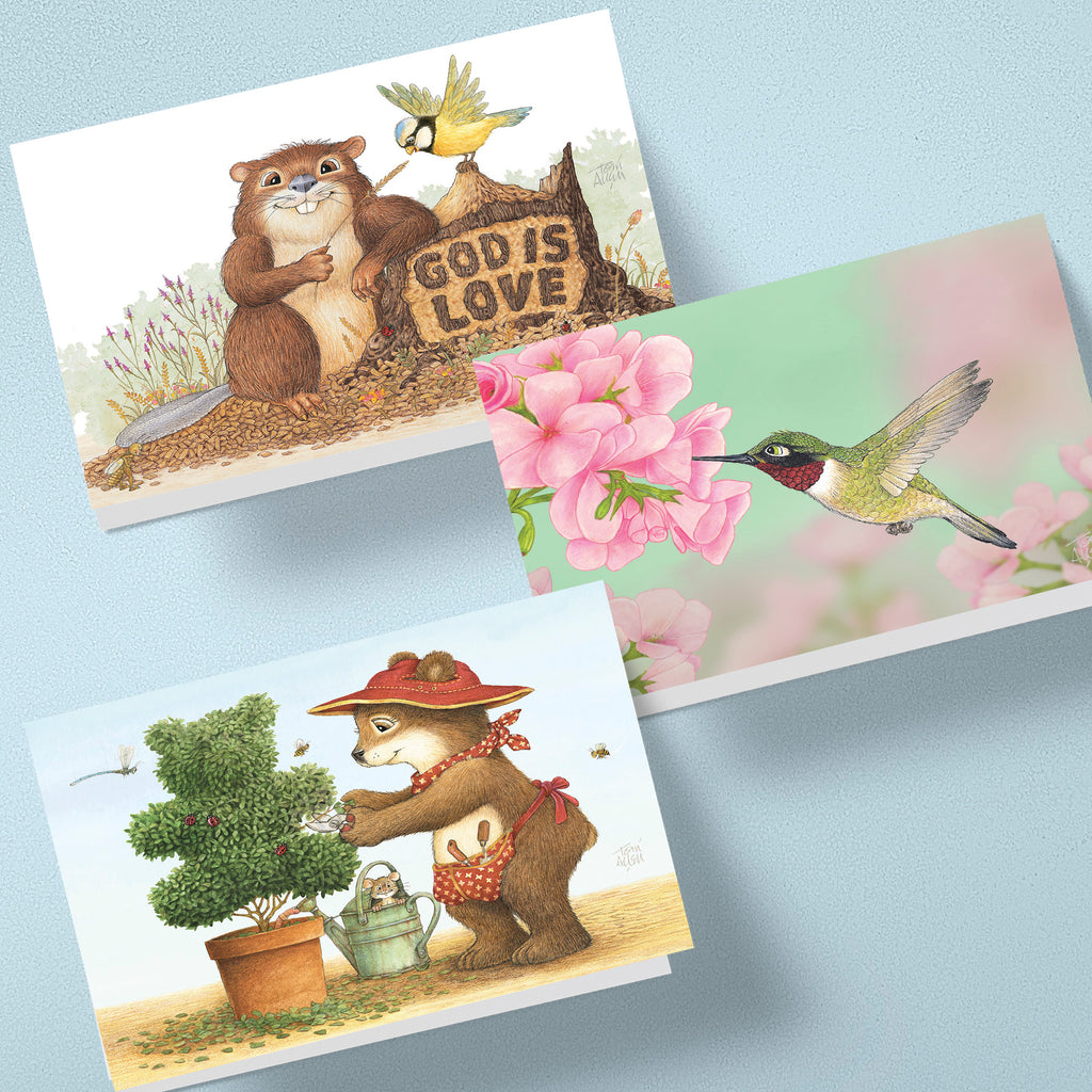 Friendly Kritters Blank Notecards - Set 2 - old