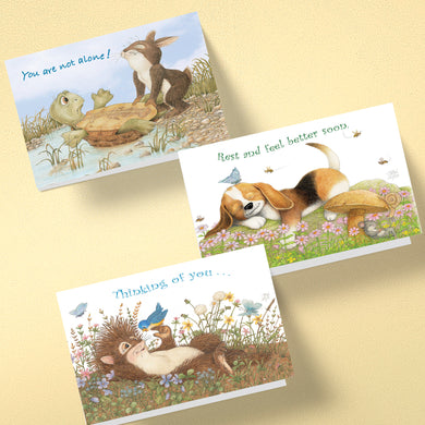 Friendly Kritters Get Well Cards - Set 1