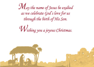 Premium Christmas Card - Jesus, Lord of Lords