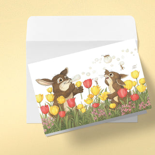 Friendly Kritters Greeting Note Cards - Set 1 - old