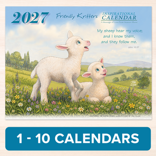 2027 Friendly Kritters Wall Calendar - Quantity of 1 to 10