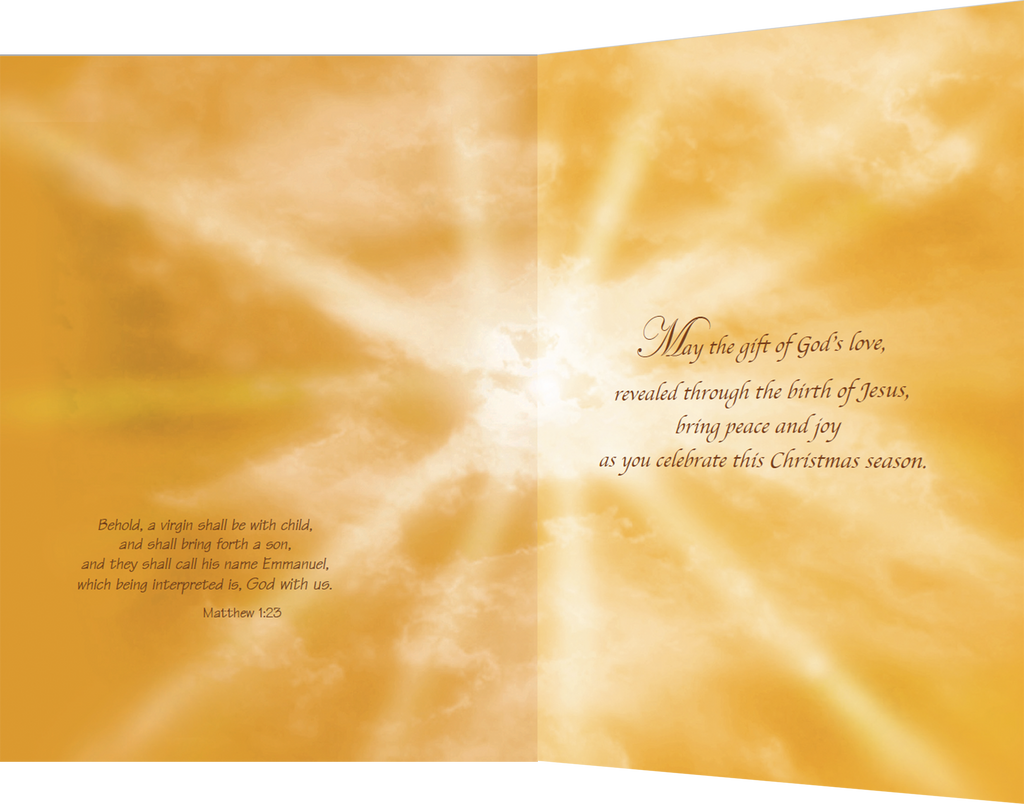 Premium Christmas Card - When They Saw the Star