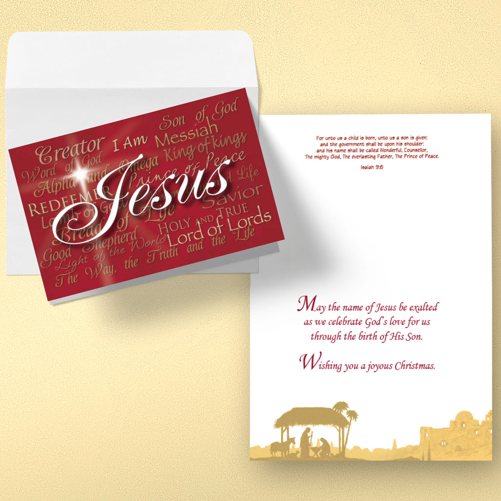 Premium Christmas Card - Jesus, Lord of Lords