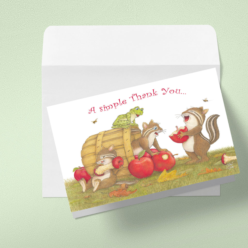 Friendly Kritters Thank You Cards - Set 2 - old