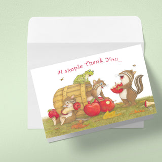 Friendly Kritters Thank You Cards - Set 2 - old