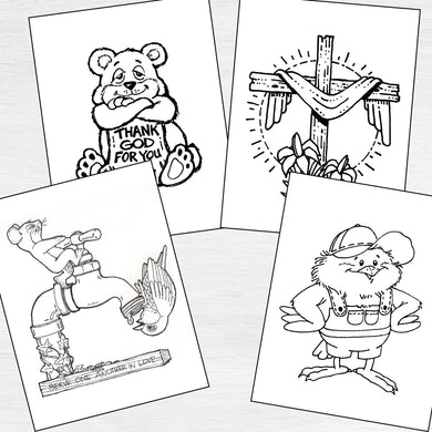 Friendly Kritters Coloring Sheets - 50 Pack