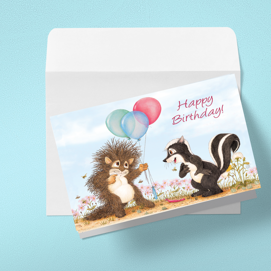 Friendly Kritters Birthday Cards - Set 1