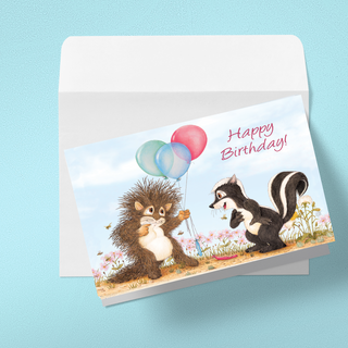 Friendly Kritters Birthday Cards - Set 1
