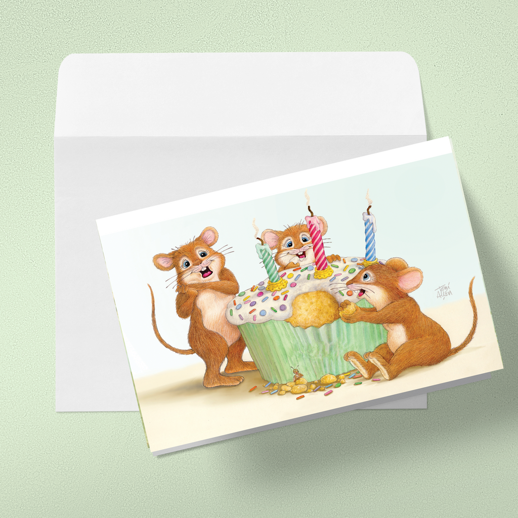 Friendly Kritters Birthday Cards - Set 1
