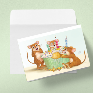 Friendly Kritters Birthday Cards - Set 1