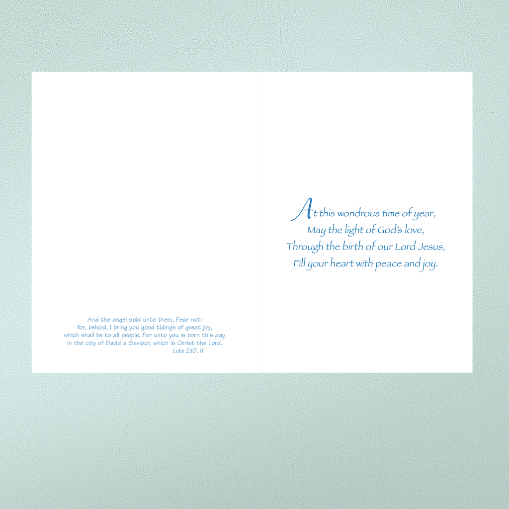 Premium Christmas Card - For unto us a child is born...