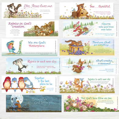 Bookmarks - 12 Assorted Designs