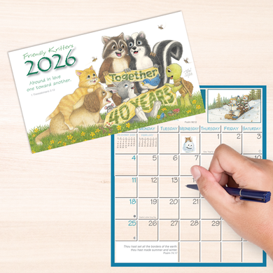 2026 Friendly Kritters Pocket Calendar