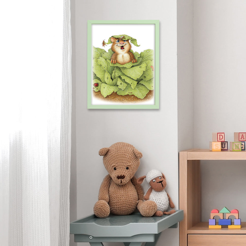 Friendly Kritters Wall Art Print - Set of 3 - 11x14 - Unframed - Collection 2