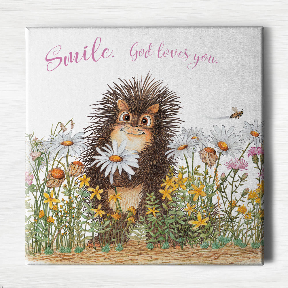 Friendly Kritters Wall Art Print - Set of 3 - 16x16 - Canvas - Collection 2