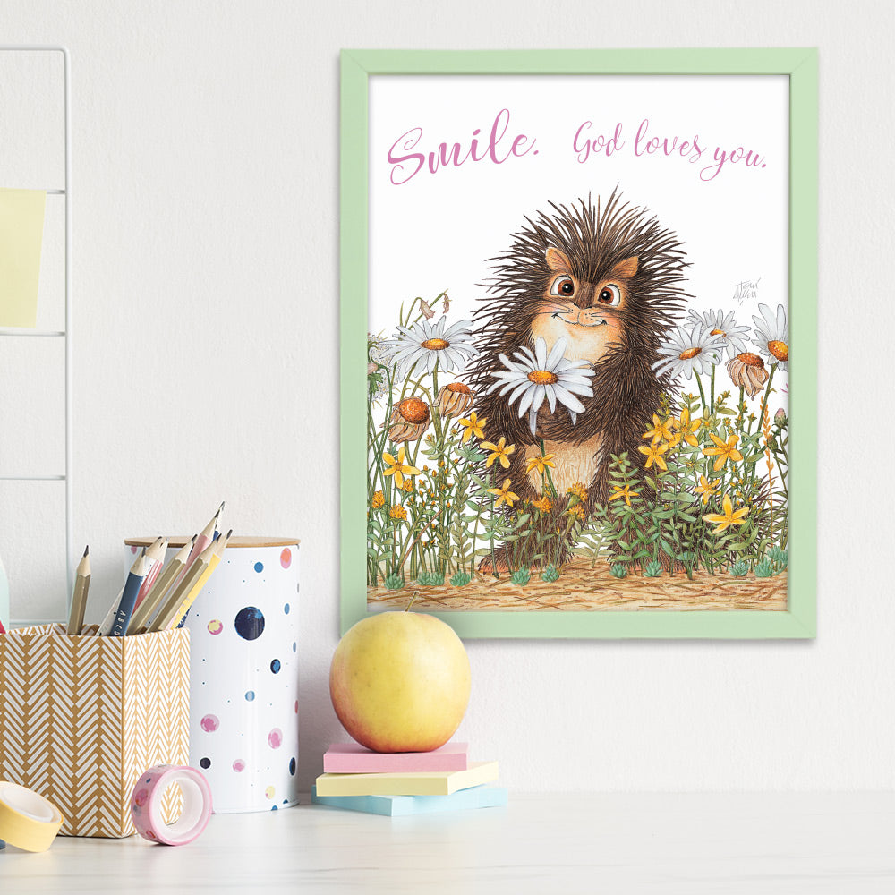 Friendly Kritters Wall Art Print - Set of 3 - 8x10 - Unframed - Collection 2