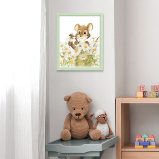 Friendly Kritters Wall Art Print - Set of 3 - 8x10 - Unframed - Collection 1
