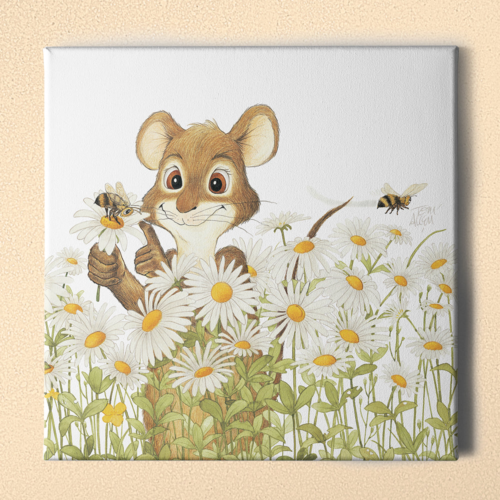 Friendly Kritters Wall Art Print - Set of 3 - 16x16 - Canvas - Collection 1
