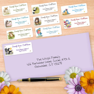 Friendly Kritters Return Address Labels
