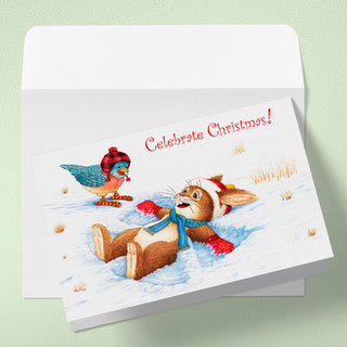 Friendly Kritters Christmas Cards - Set 1
