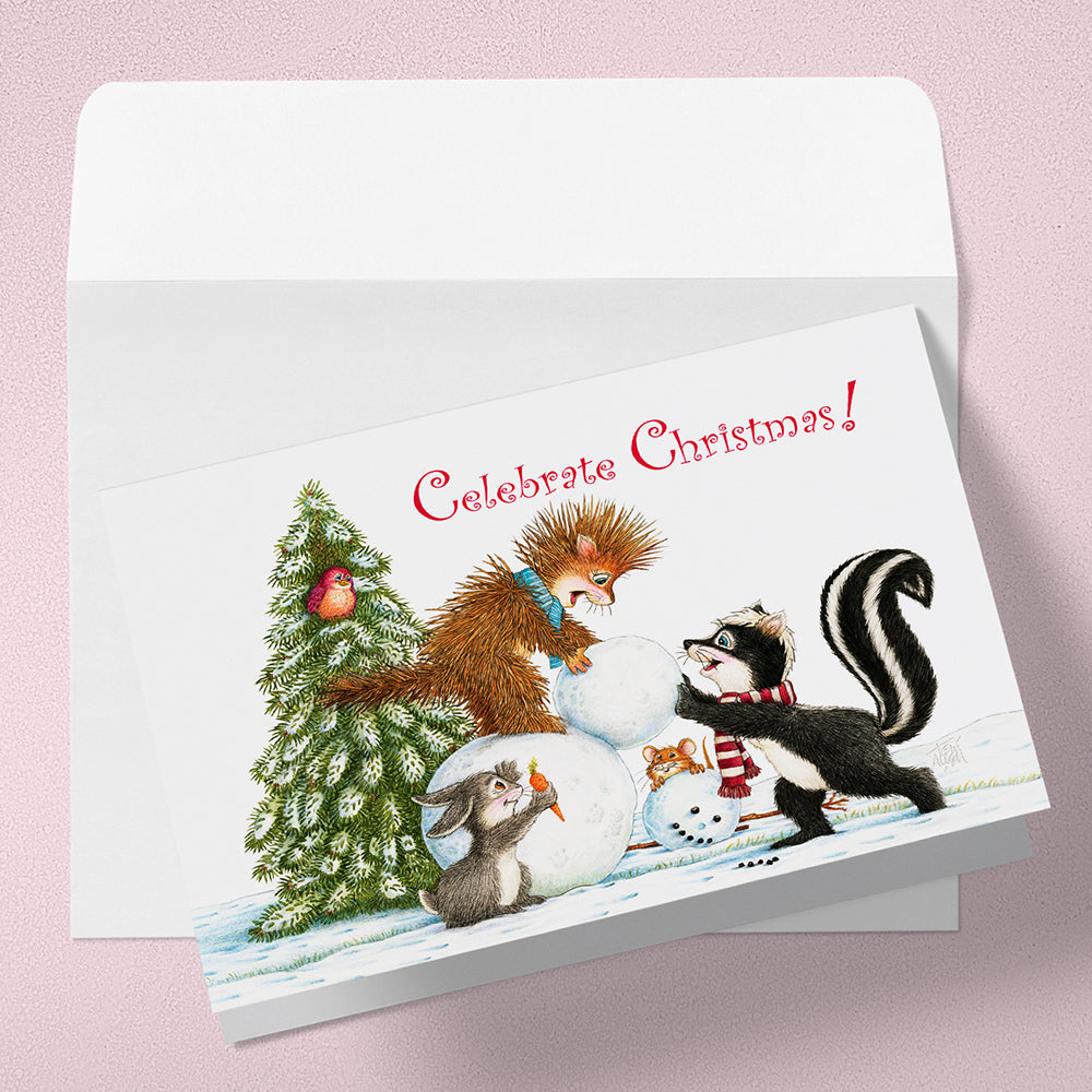 Friendly Kritters Christmas Cards - Set 3 - old
