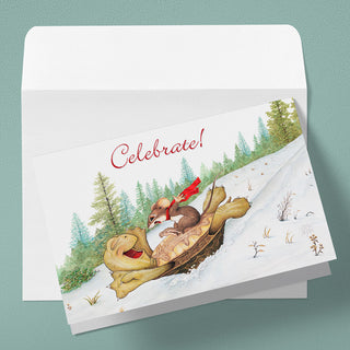 Friendly Kritters Christmas Cards - Set 4