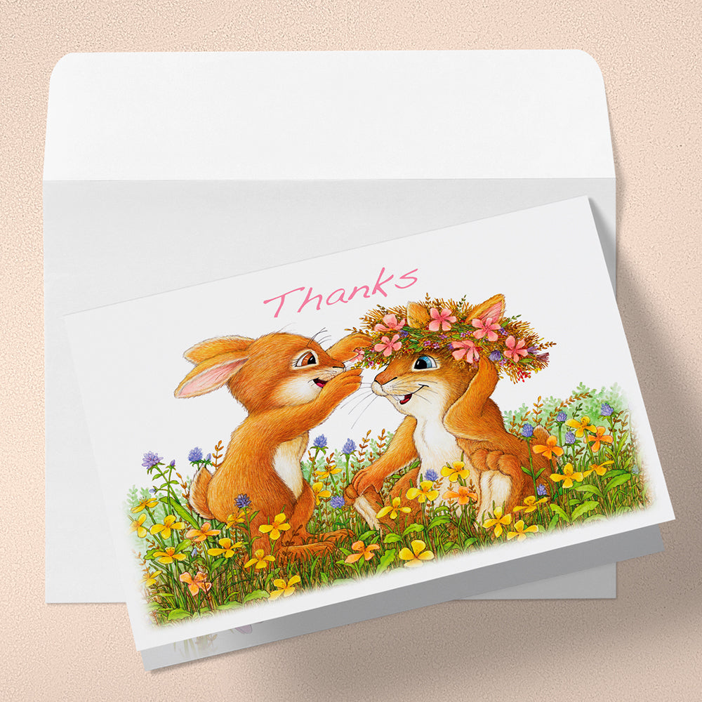 Friendly Kritters Thank You Cards - Set 3 - old
