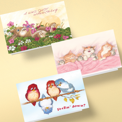 Friendly Kritters Get Well Cards