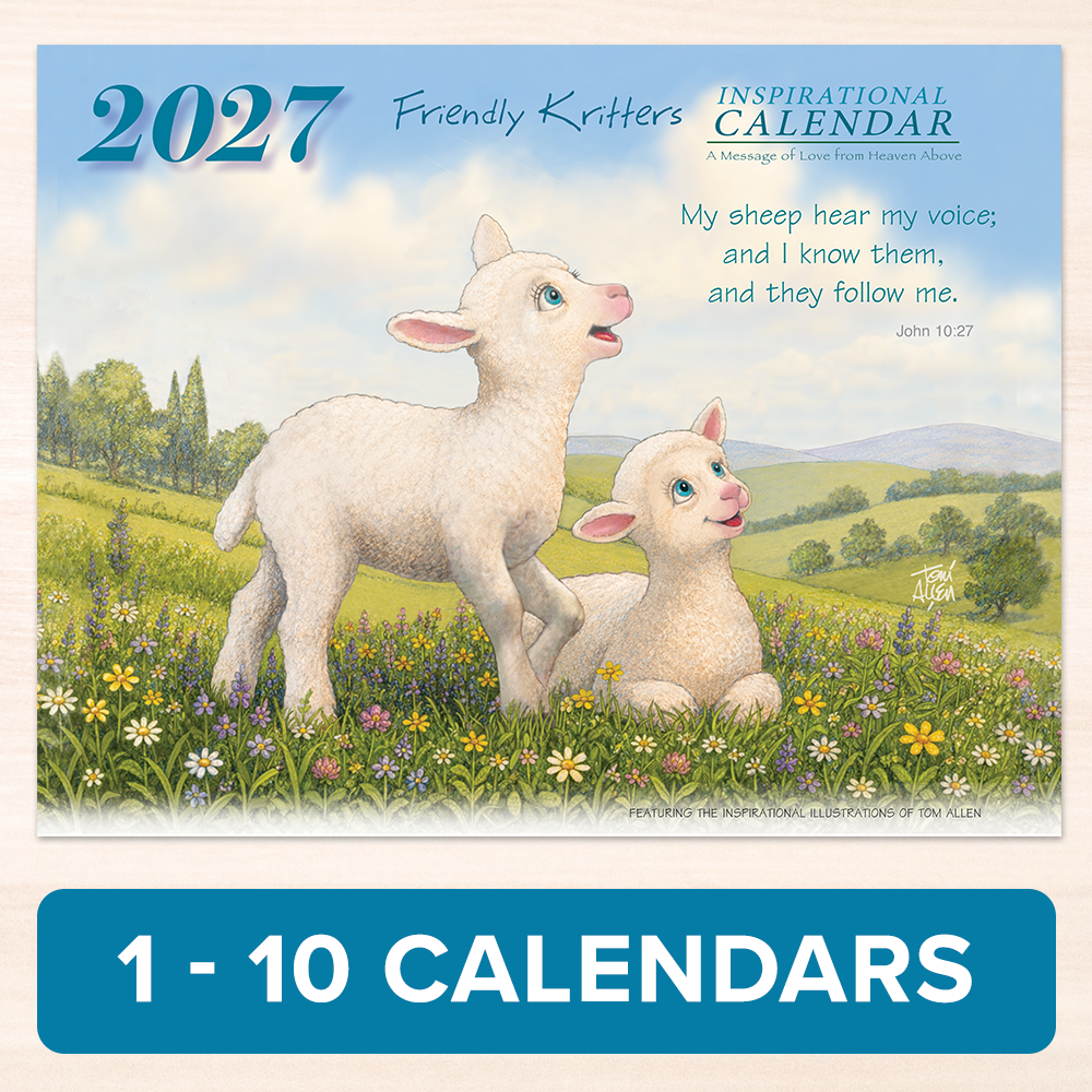 2027 Friendly Kritters Wall Calendar - Quantity of 1 to 10