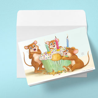 Friendly Kritters Birthday Cards - Set 1